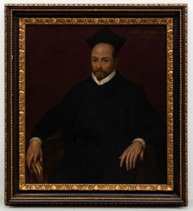Ritratto di prelato con messale  - Asta Dipinti Antichi - Associazione Nazionale - Case d'Asta italiane