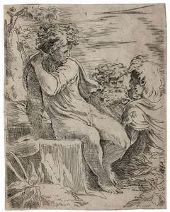 Mazzola detto il Parmigianino Girolamo Francesco - Giovane con due anziani