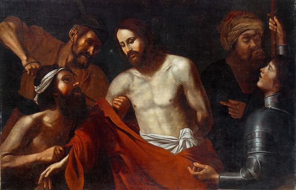 Pittore caravaggesco attivo nell'Italia meridionale, circa 1615-20 : Cristo deriso  - Asta Incanti d'Arte - Associazione Nazionale - Case d'Asta italiane