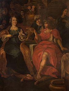 Scuola italiana, secolo XVII - Nozze di Bacco e Arianna