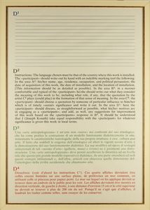KOSUTH JOSEPH (n. 1945) : Practice (n.5  fogli).  - Asta ASTA 282 - ARTE MODERNA E CONTEMPORANEA (online) - Associazione Nazionale - Case d'Asta italiane
