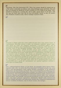 KOSUTH JOSEPH (n. 1945) : Practice (n.5  fogli).  - Asta ASTA 282 - ARTE MODERNA E CONTEMPORANEA (online) - Associazione Nazionale - Case d'Asta italiane