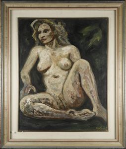 LEVI CARLO (1902 - 1975) : Nudo di donna.  - Asta ASTA 282 - ARTE MODERNA E CONTEMPORANEA (online) - Associazione Nazionale - Case d'Asta italiane
