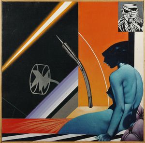 SARRI SERGIO (n. 1938) - Studio per l'odalisca e l'uomo invisibile.