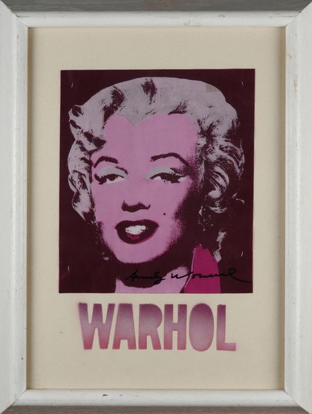 WARHOL ANDY (1928 - 1987) : (Attribuitto a.) Marilyn.  - Asta ASTA 283 - ARTE MODERNA E CONTEMPORANEA (banditore virtuale) - Associazione Nazionale - Case d'Asta italiane