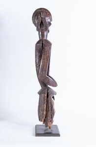 Arte africana : Figura femminile iagalagana, Mumuye Nigeria  - Asta ASTA 285 - ARTE AFRICANA E OCEANIA DA DUE IMPORTANTI COLLEZIONI PRIVATE EUROPEE - Associazione Nazionale - Case d'Asta italiane