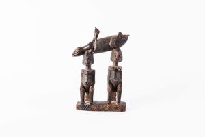 Arte africana - Gruppo con figure, Dogon Mali