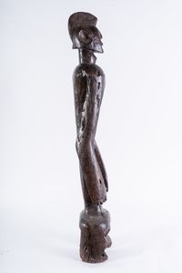 Arte africana : Monumentale scultura iagalagana, Mumuye Nigeria  - Asta ASTA 285 - ARTE AFRICANA E OCEANIA DA DUE IMPORTANTI COLLEZIONI PRIVATE EUROPEE - Associazione Nazionale - Case d'Asta italiane