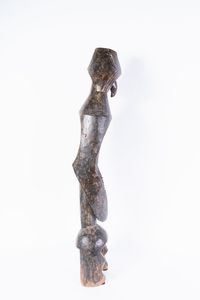 Arte africana : Imponente figura iagalagana, Mumuye Nigeria  - Asta ASTA 285 - ARTE AFRICANA E OCEANIA DA DUE IMPORTANTI COLLEZIONI PRIVATE EUROPEE - Associazione Nazionale - Case d'Asta italiane
