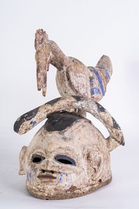 Arte africana - Maschera Gelede, Yoruba Nigeria