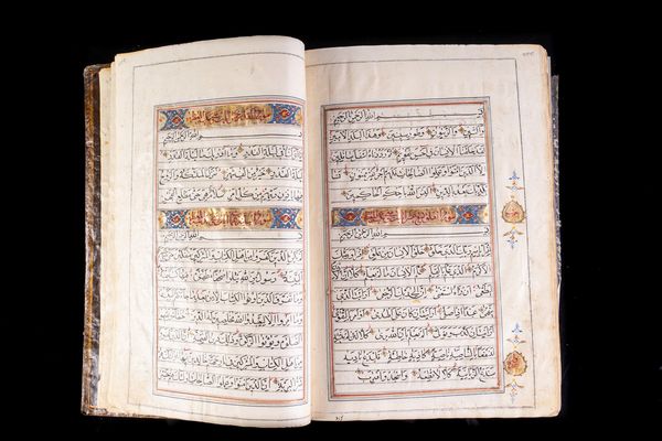 Arte Islamica : Quran Kashmir, XIX secolo  - Asta ASTA 286 - ARTE ISLAMICA E INDIANA include dipinti orientalisti - Associazione Nazionale - Case d'Asta italiane