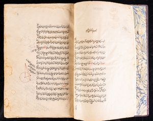 Arte Islamica - Manoscritto a soggetto matematico Persia, probabilmente XVIII secolo