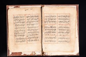 Arte Islamica - Diwan poetico  Persia azera, XVIII-XIX secolo
