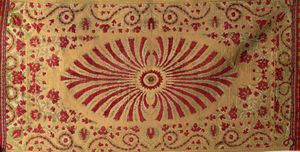 Arte Islamica - Fodera di cuscino in velluto controtagliato  Turchia ottomana, XVIII secolo