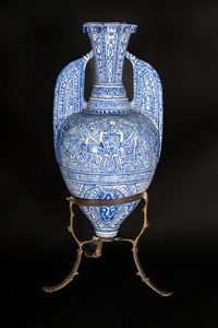 Arte Islamica - Vaso in ceramica in stile Alhambra  Europa, XX secolo