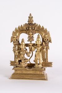 Arte Indiana - Tempio Jain di Padmavati e Dharnendra  India Meridionale, XVII secolo