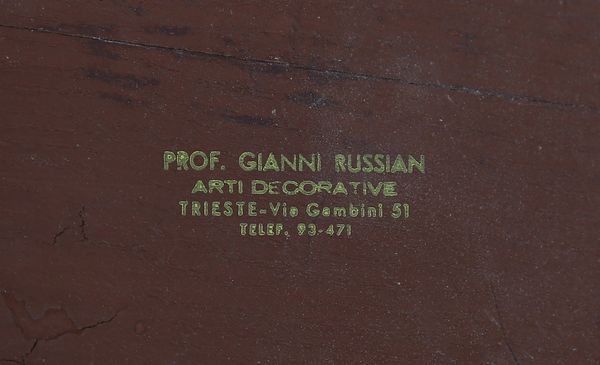 RUSSIAN GIANNI (1922 - 1962) : Tavolino  - Asta ASTA 284 - DESIGN (online) - Associazione Nazionale - Case d'Asta italiane