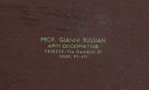 RUSSIAN GIANNI (1922 - 1962) : Tavolino  - Asta ASTA 284 - DESIGN (online) - Associazione Nazionale - Case d'Asta italiane