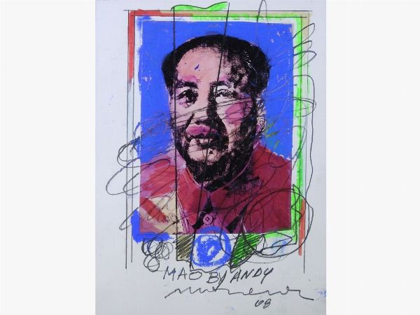 Enrico Manera : Mao by Andy  - Asta Arte moderna e contemporanea - Associazione Nazionale - Case d'Asta italiane