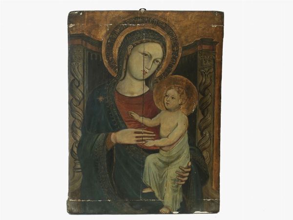 Madonna con Bambino  - Asta Arredi e dipinti antichi - Associazione Nazionale - Case d'Asta italiane