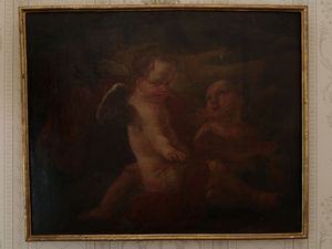Scuola veneta del XVIII secolo : Putti  - Asta Arredi e dipinti antichi - Associazione Nazionale - Case d'Asta italiane