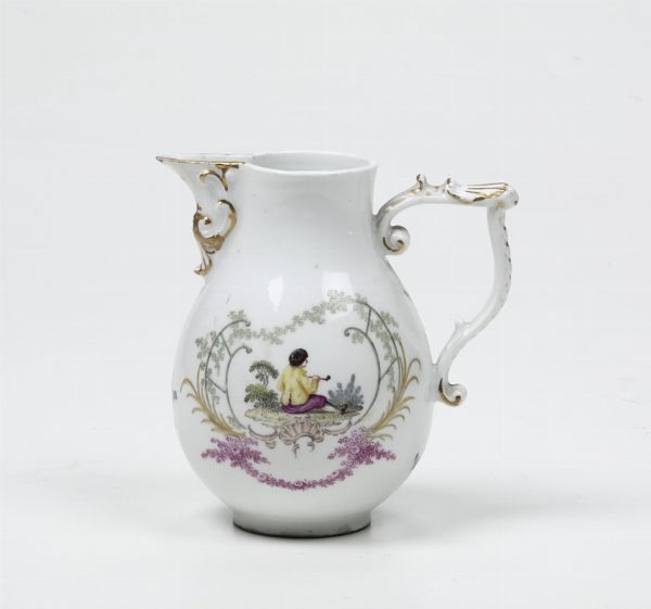 Lattiera Meissen, 1770 circa  - Asta Ceramiche - Asta a Tempo - Associazione Nazionale - Case d'Asta italiane