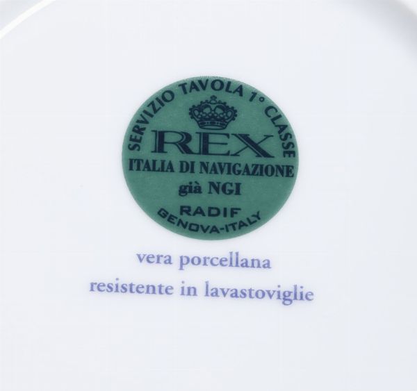 Servizio da tavola Italia, seconda met XX secolo  - Asta Ceramiche - Asta a Tempo - Associazione Nazionale - Case d'Asta italiane