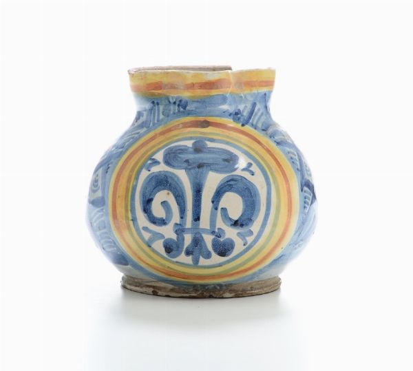 Boccale Roma (?), XVI secolo (?)  - Asta Ceramiche - Asta a Tempo - Associazione Nazionale - Case d'Asta italiane