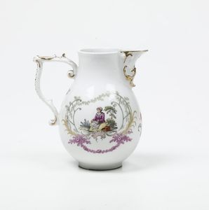 Lattiera Meissen, 1770 circa  - Asta Ceramiche - Asta a Tempo - Associazione Nazionale - Case d'Asta italiane