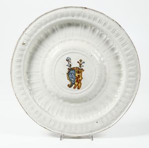 Bacile Deruta, prima met del XVII secolo  - Asta Ceramiche - Asta a Tempo - Associazione Nazionale - Case d'Asta italiane