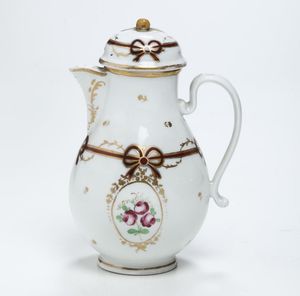Caffettiera Vienna, Manifattura Imperiale, 1770 circa  - Asta Ceramiche - Asta a Tempo - Associazione Nazionale - Case d'Asta italiane