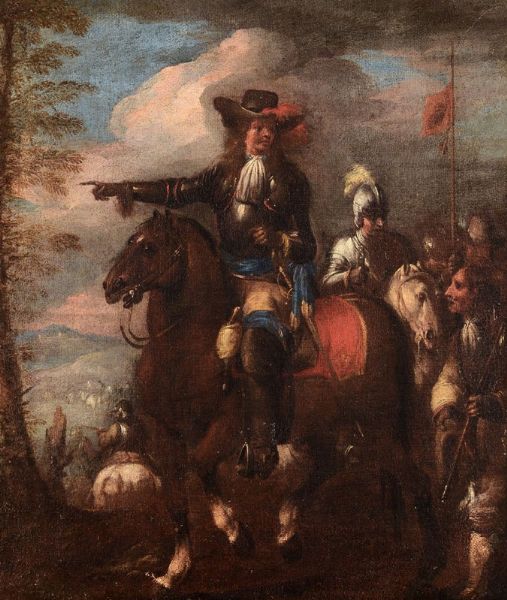 Soldati a cavallo  - Asta Dipinti Antichi - Asta a Tempo - Associazione Nazionale - Case d'Asta italiane