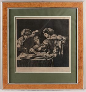 Lotto composto da tre incisioni, XVIII-XIX secolo  - Asta Antiquariato III - Asta a Tempo - Associazione Nazionale - Case d'Asta italiane