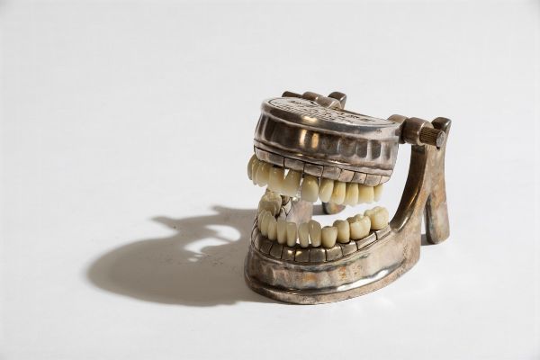 Set dimostrativo di protesi dentale, 1920/30, firmato Wekabe 2 d. R. P. Ausl. Pat. Angem. / 5311  - Asta Out of the Ordinary - Associazione Nazionale - Case d'Asta italiane