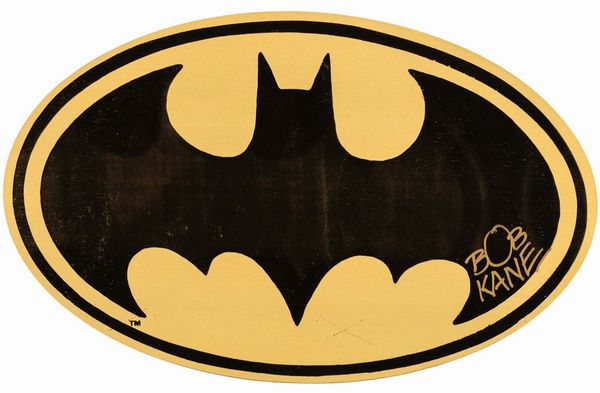 Kane Bob : Batman adesivo  - Asta Out of the Ordinary - Associazione Nazionale - Case d'Asta italiane