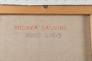Salvino Andrea : Non provo nessun dispiacere, 2003  - Asta Arte Moderna e Contemporanea - Asta a Tempo - Associazione Nazionale - Case d'Asta italiane