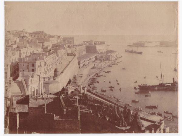 Malta - The Grand Harbour  - Asta Fotografie tra Ottocento e Novecento - Associazione Nazionale - Case d'Asta italiane