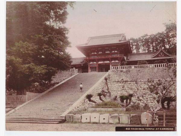 Hachiman Temple at Kamakura  - Asta Fotografie tra Ottocento e Novecento - Associazione Nazionale - Case d'Asta italiane
