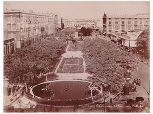 Georgios e Costantinou Zanghaki - Alexandrie Place de Consuls e Panorama d'Alexandrie prs du Fort Napoleon