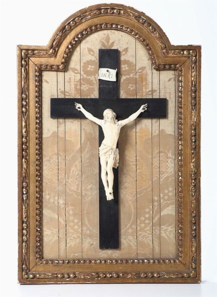 Cristo in avorio, XVII secolo  - Asta Scultura e Oggetti d'Arte - Asta a Tempo - Associazione Nazionale - Case d'Asta italiane