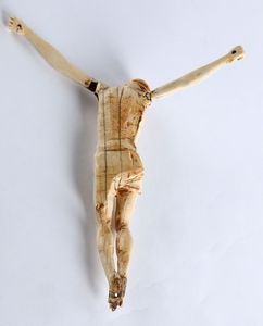 Cristo in avorio scolpito, XVIII-XIX secolo  - Asta Scultura e Oggetti d'Arte - Asta a Tempo - Associazione Nazionale - Case d'Asta italiane