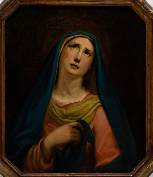 Trecourt Giacomo : Madonna addolorata  - Asta Antiquariato e dipinti - IV - Asta a Tempo - Associazione Nazionale - Case d'Asta italiane