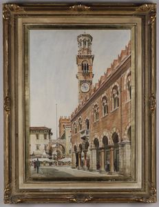 Tre vedute di Verona  - Asta Antiquariato e dipinti - IV - Asta a Tempo - Associazione Nazionale - Case d'Asta italiane