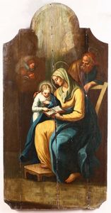 Sacra Famiglia  - Asta Antiquariato e dipinti - IV - Asta a Tempo - Associazione Nazionale - Case d'Asta italiane