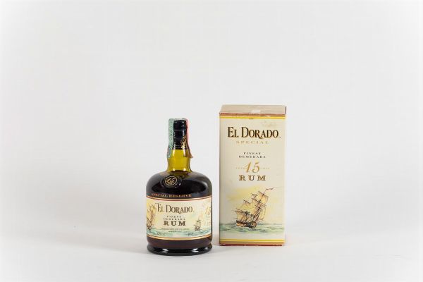 Demerara, Rum El Dorado Special Reserve 15 anni  - Asta Vini Pregiati e da Collezione - Associazione Nazionale - Case d'Asta italiane