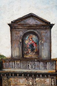 Carelli Giuseppe : Porta Capuana  - Asta Dipinti del XIX e XX Secolo - Associazione Nazionale - Case d'Asta italiane