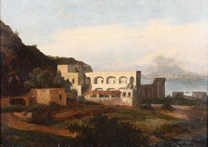 Rmond Jean Charles Joseph : Veduta di Ischia  - Asta Dipinti del XIX e XX Secolo - Associazione Nazionale - Case d'Asta italiane