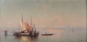 Welsch Karl Friedrich C. - Laguna di Venezia, 1871