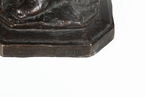 Grandi Giuseppe : Alessandro Volta  - Asta Dipinti del XIX e XX Secolo - Associazione Nazionale - Case d'Asta italiane