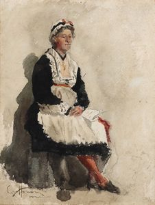 Craffonara Aurelio - Donna in abiti tradizionali